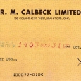 Calbeck's 1964 Check